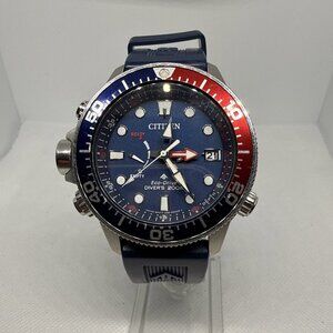 Citizen Eco-Drive Promaster Marine Men's Watch Blue Dial Pepsi Bezel Diver